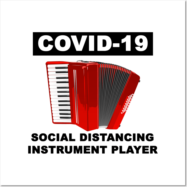 Distancing instrument accordion Wall Art by MasterChefFR